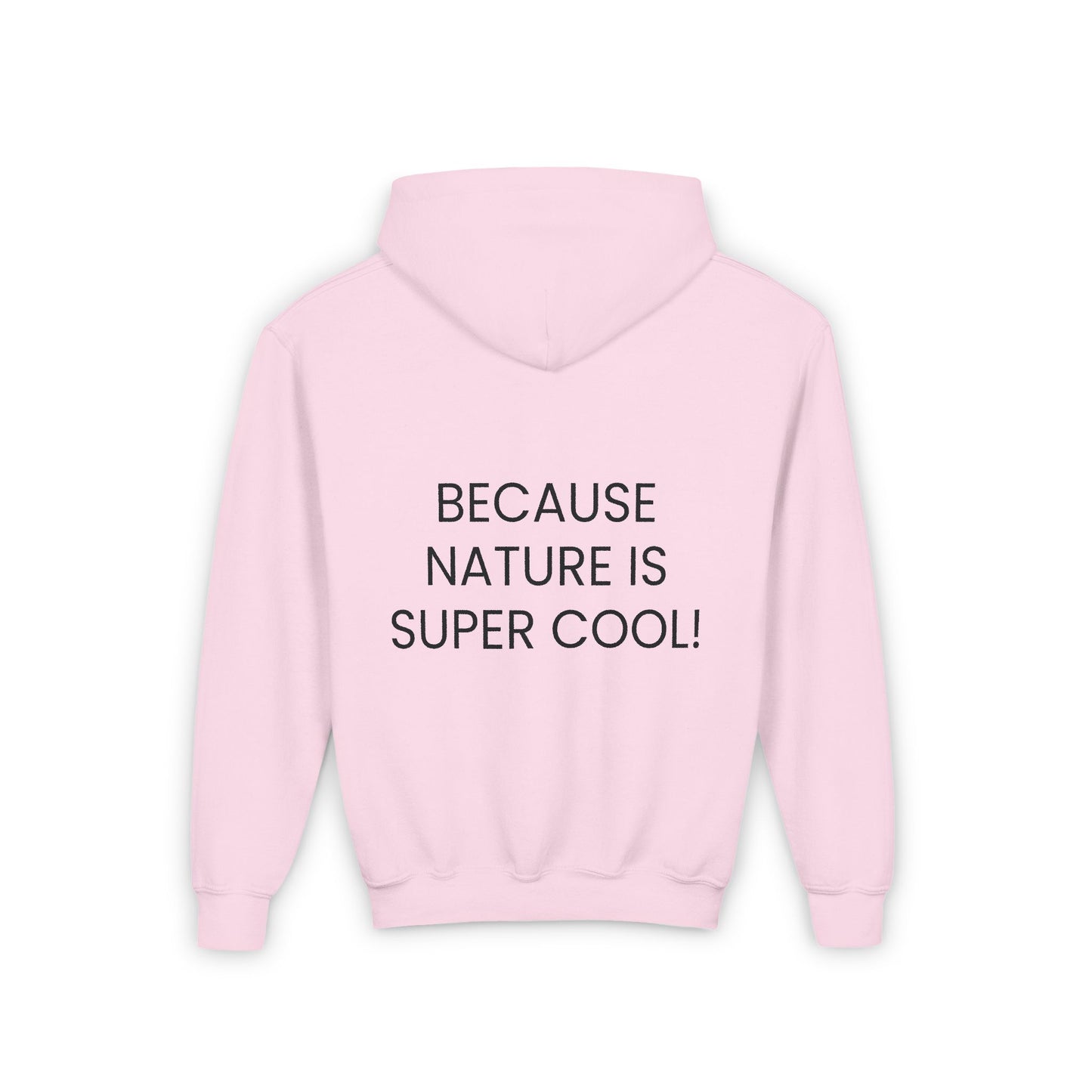 Youth Heavy Blend Hooded Sweatshirt - "Because Nature is Super Cool"